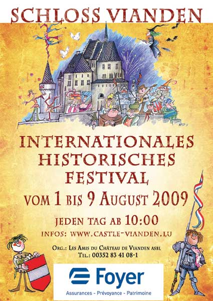 Historisches Festival auf Schloss Vianden