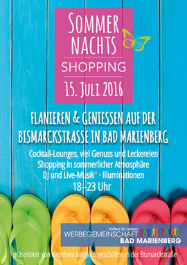 Sommernachtsshopping Bad Marienberg